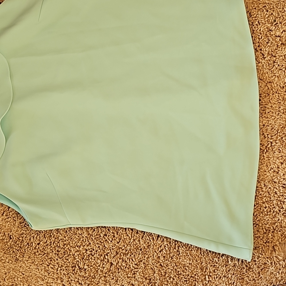 Sail to Sable teal sleeveless blouse, size L - Picture 4 of 8